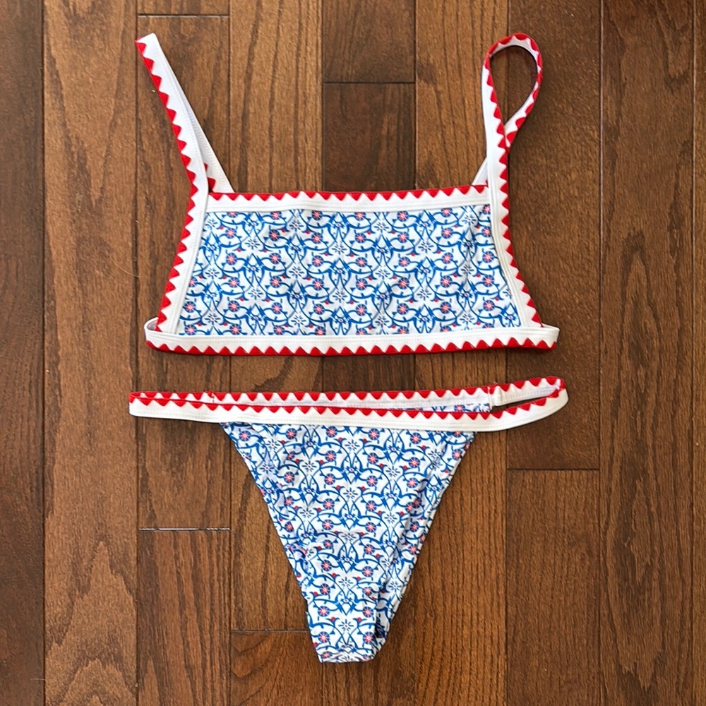 Bikini Set - Blue and Red